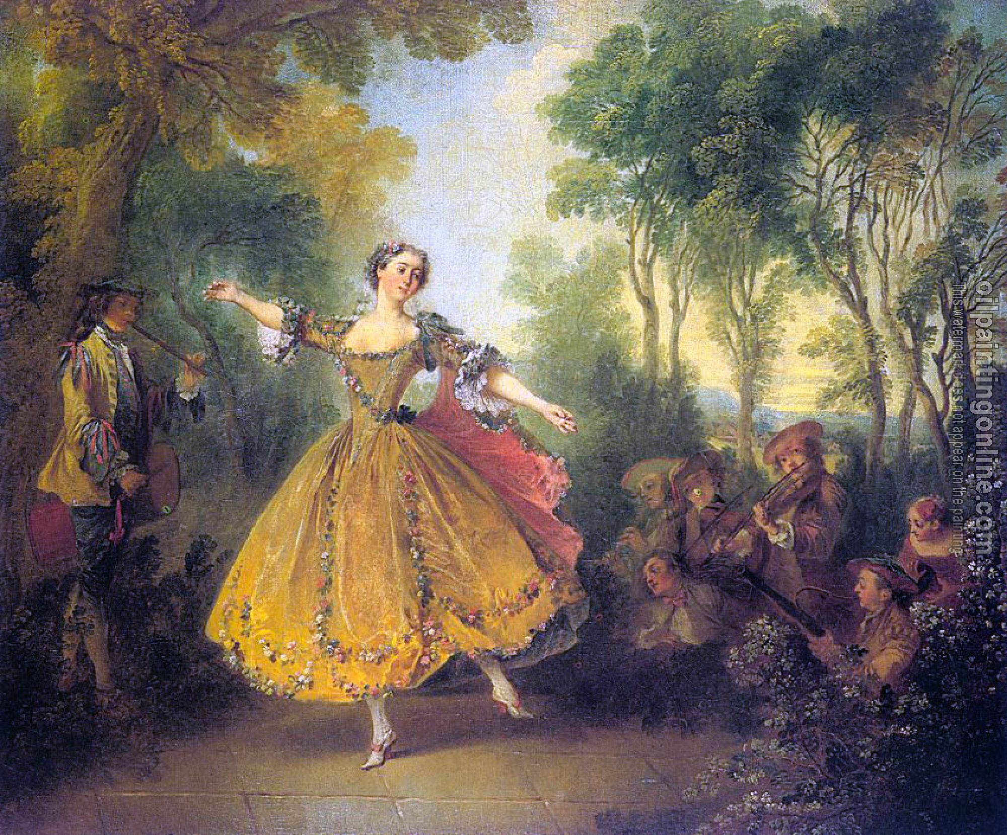 Lancret, Nicolas - The Dancer Camargo